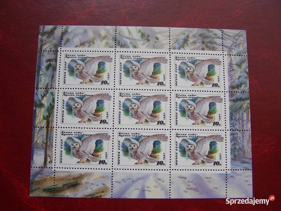 ZSRR 1990 MNH Mi 6063 Fauna Ptaki Tychy sprzedam