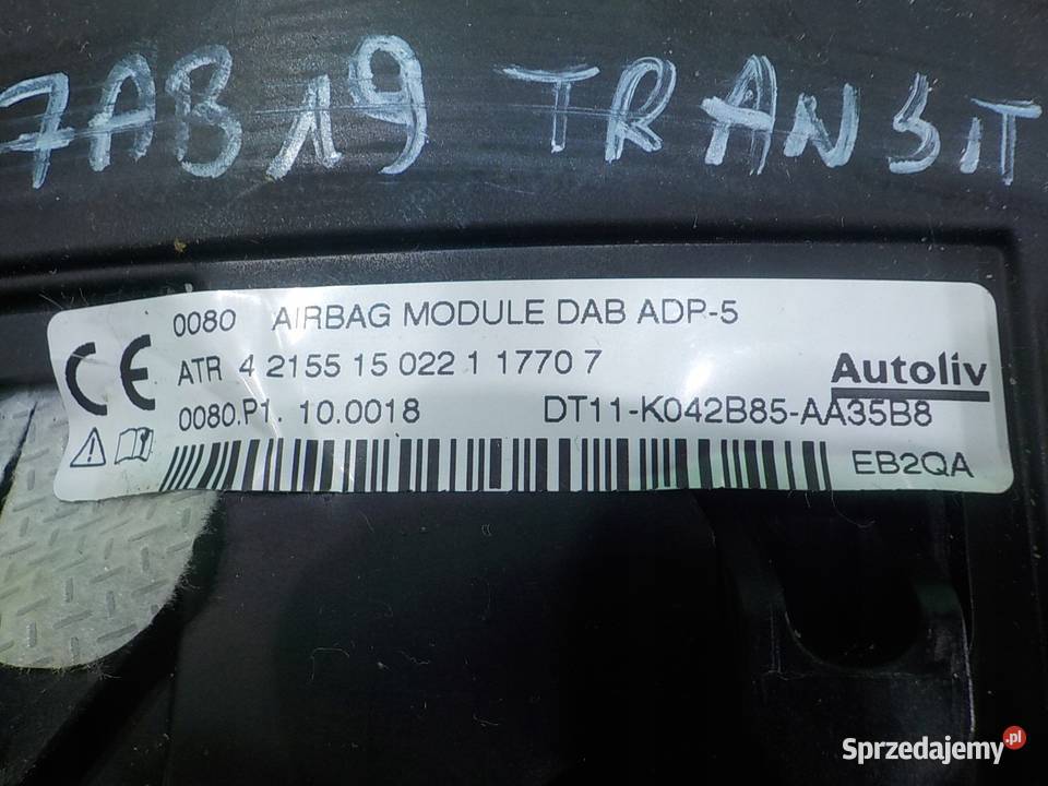 TRANSIT CONNECT MK2 16 TDCI 15r AIRBAG poduszka osobowe Suków