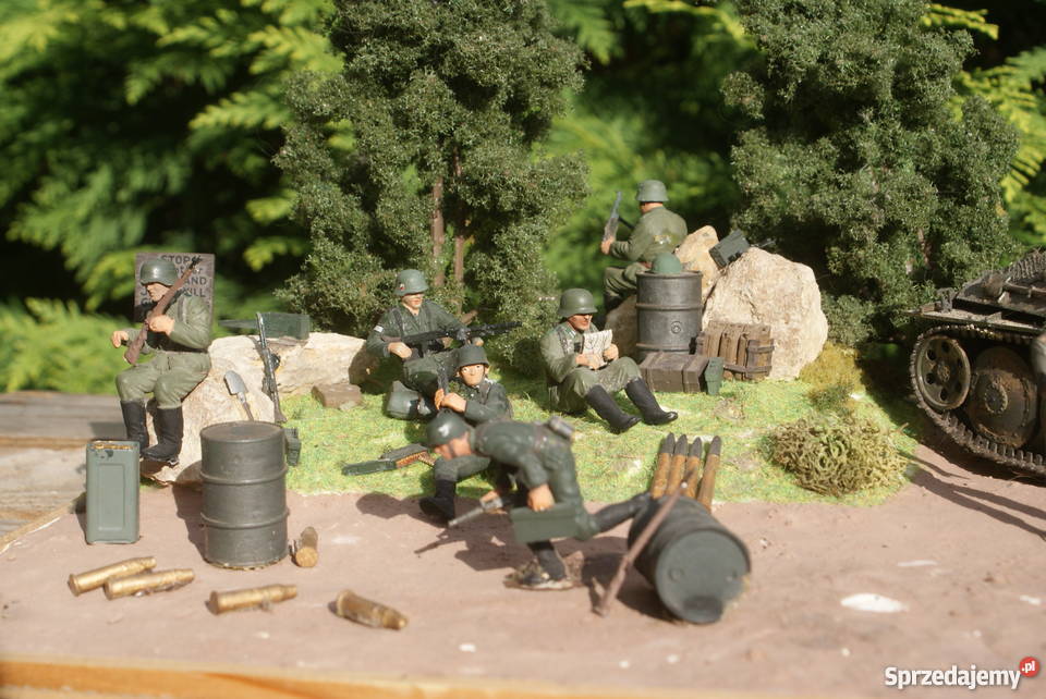 Diorama makieta militarna oddział osłaniający Warszawa