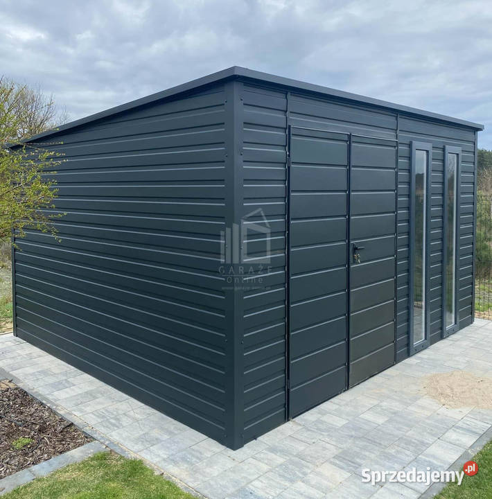 Schowek Domek Ogrodowy 45x3 Brama 2x okno dach