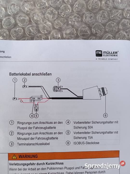 Wyposażenie podstawowe ISOBUS 00346605