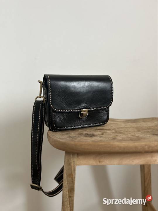 Torebka skórzana czarna Bielany Wrocławskie