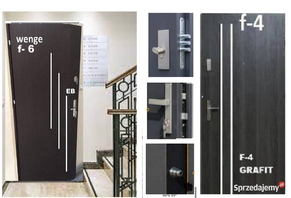 Drzwi zewnętrzne wejściowe z montażem Katowice