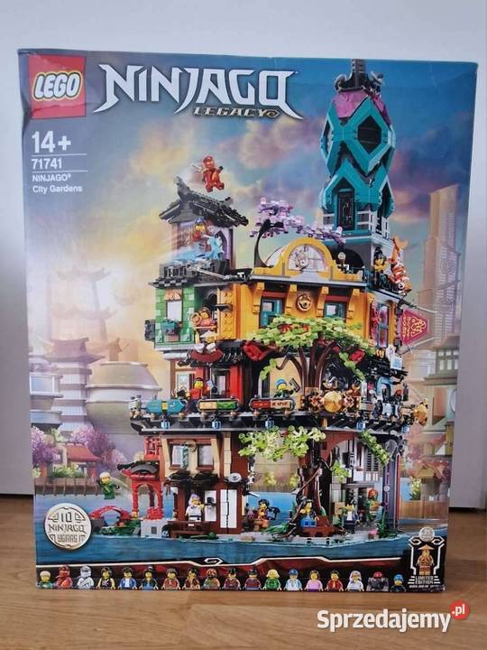 LEGO 71741 Ninjago Ogrody miasta NINJAGO Nowe czerwony Puzzle Warszawa sprzedam
