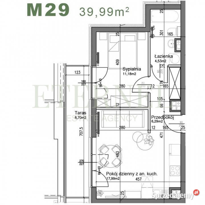 Funkcjonalne mieszkanie 2pokojowe 3999 m Czyżyny Nieruchomości Kraków