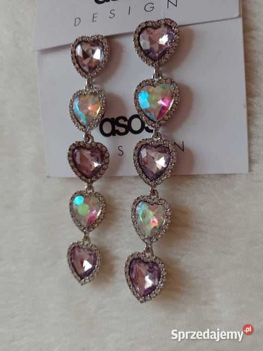 ASOS Bogato zdobione długie kolczyki z Londynu Dla kobiet Kraków