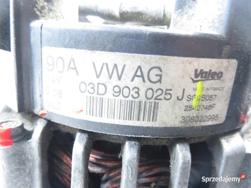 ALTERNATOR VW POLO IV 9N 12 6V 60 BBM 03D903025J małopolskie sprzedam