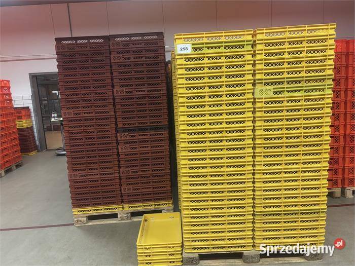 Skrzynki piekarnicze żółtebrązowe 60x40x8 Rzeszów sprzedam