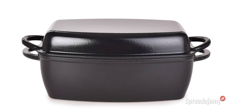 Duża masywna brytfanna z pokrywką grillową mazowieckie sprzedam