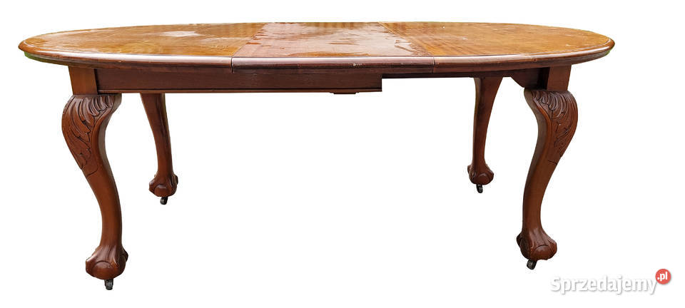 OWALNY STÓŁ MIĘDZYWOJENNY Szczecin