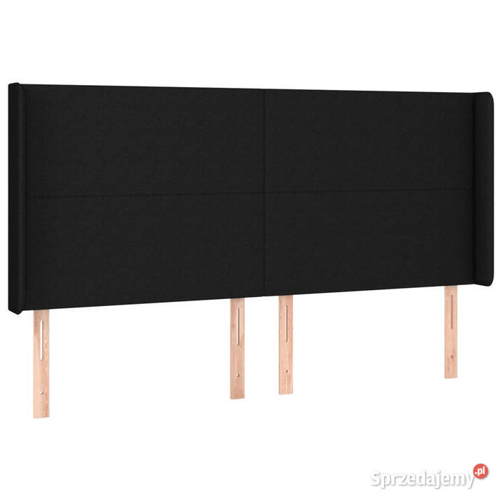 Zagłówek do łóżka z LED czarny 203x16x118128 Warszawa