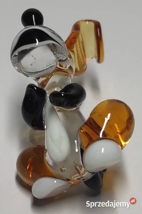 Szklany pies ze szkła kolorowy szkło artystyczne