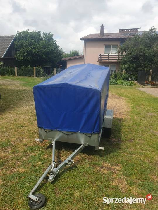 Przyczepka lekka TEMA BOX 2360 z plandeką DMC wielkopolskie Konin