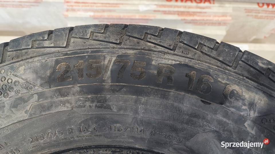 Opony Continental ContiVanContact 21575 R16 podkarpackie Krosno