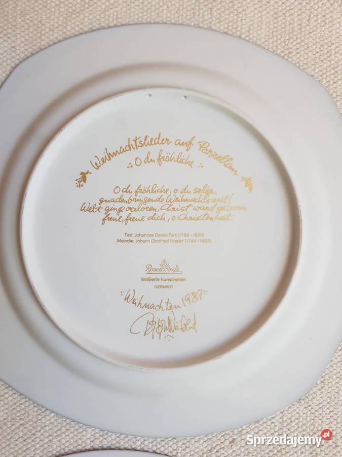Rosenthal patera Bjorn Wiinblad zestaw 8 Porcelana i szkło Warszawa