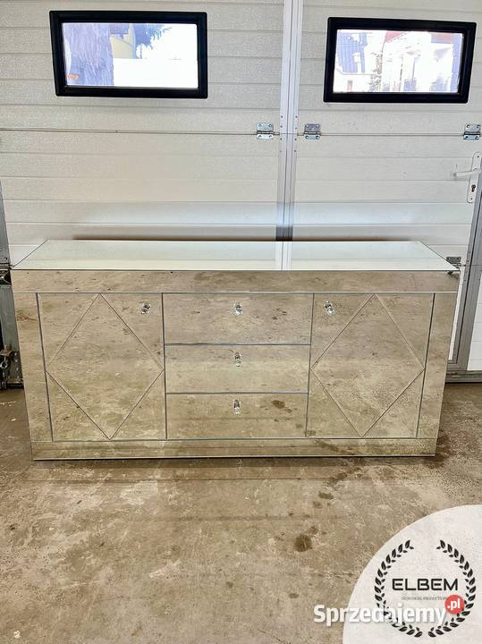 Lustrzana komoda w stylu Glamour LUSTRZANE ROMBY Warszawa sprzedam