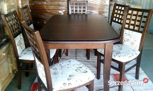 Krzesła stół do salonu super Krosno