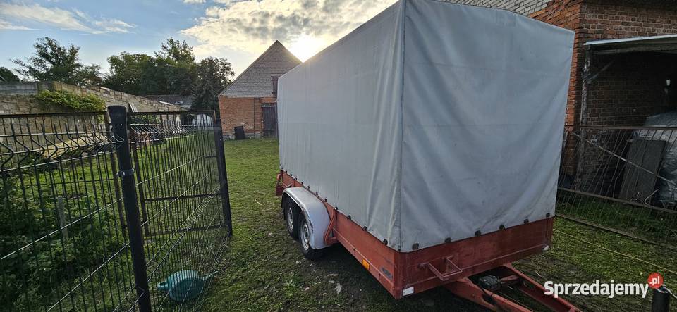 sprzedam przyczepa burtowa aluminiowa z plandeką Burtowe i plandeki Gniezno