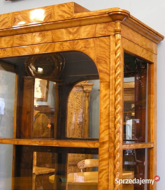 Serwantka Biedermeier brzoza Antyki pomorskie Sopot