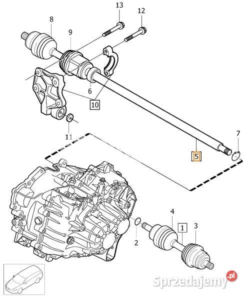VOLVO XC60 prawa polos kpl manual 24D 20D OE Akcesoria samochodowe sprzedam