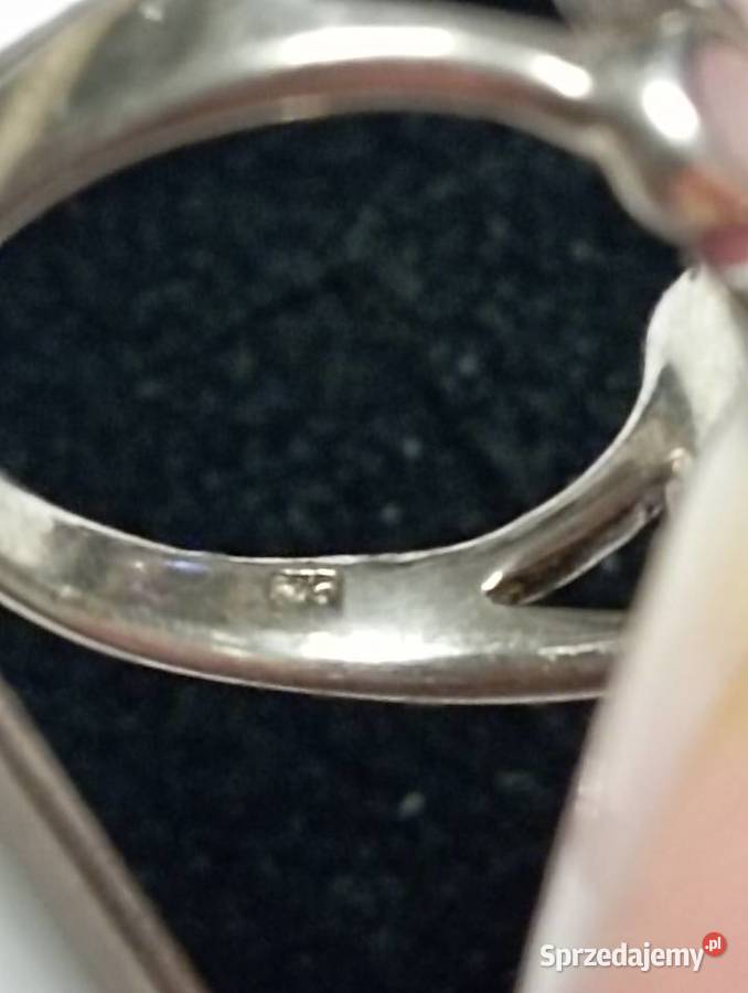 Pierścionek srebrny kwiatki Radom