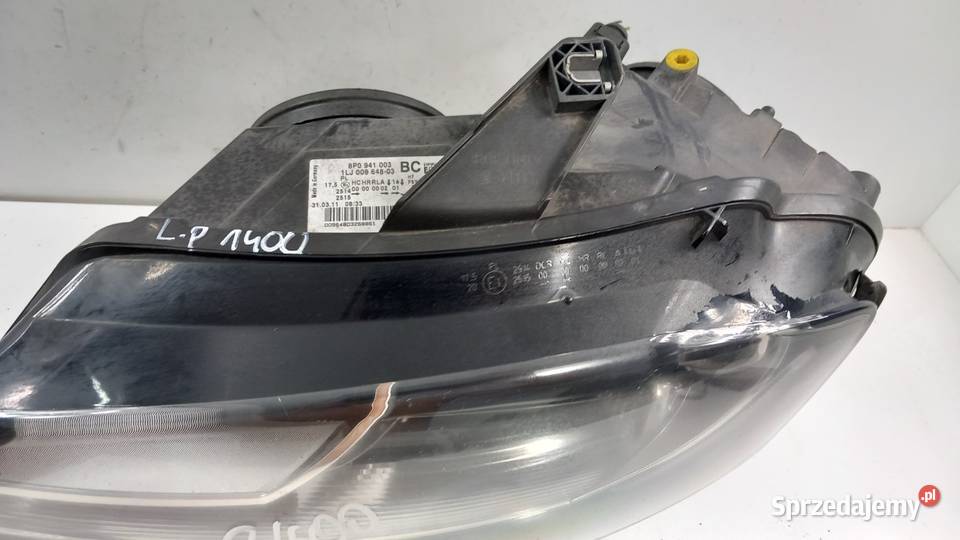 AUDI A3 8P LIFT LAMPA PRZÓD LEWA Lampy przednie Zbierkowo