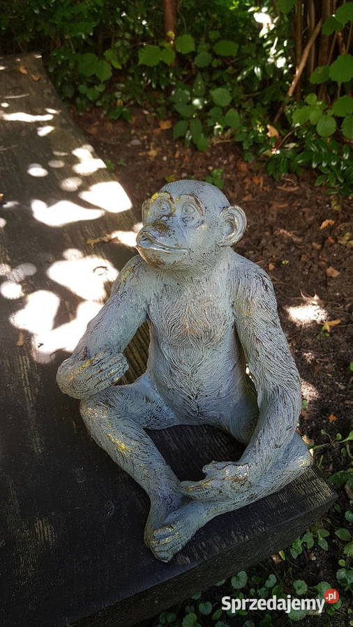 Duża ceramiczną figura małpy Myszków