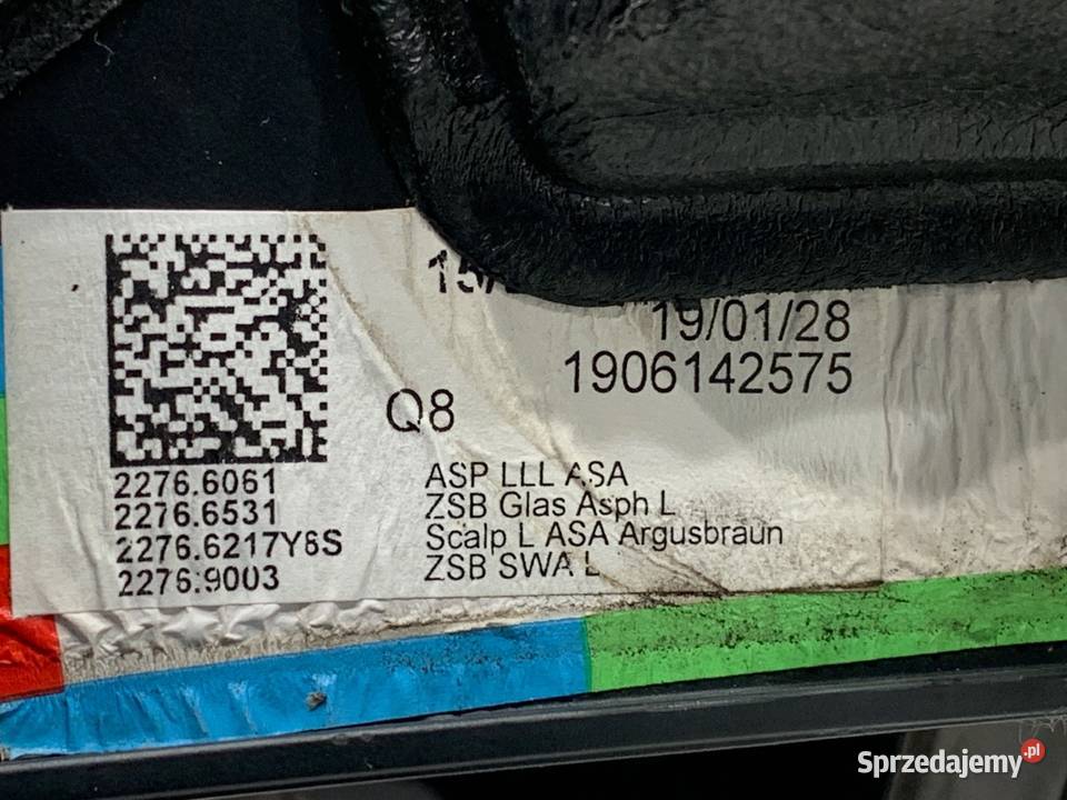 LUSTERKO LEWY AUDI Q8 SUV Argusbraun metallic osobowe