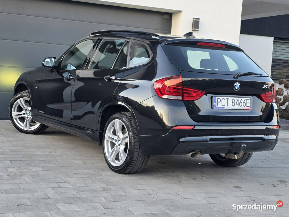 BMW X1 fabryczny M pakiet bezwypadkowy ALCANTARY Samochody osobowe Czarnków