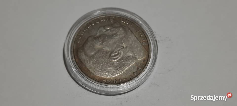 moneta Niemcy Trzecia Rzesza 2 reichsmarki 1938 Warszawa
