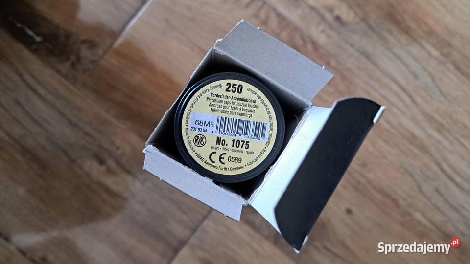 Kapiszony firmy RWS No 1075 2500 sztuk Sporty strzeleckie i myślistwo opolskie Opole