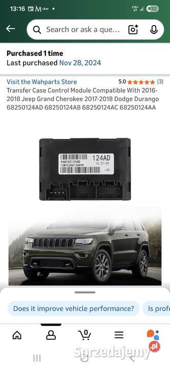 Sterownik moduł reduktora Jeep Grand Cherokee Głogów