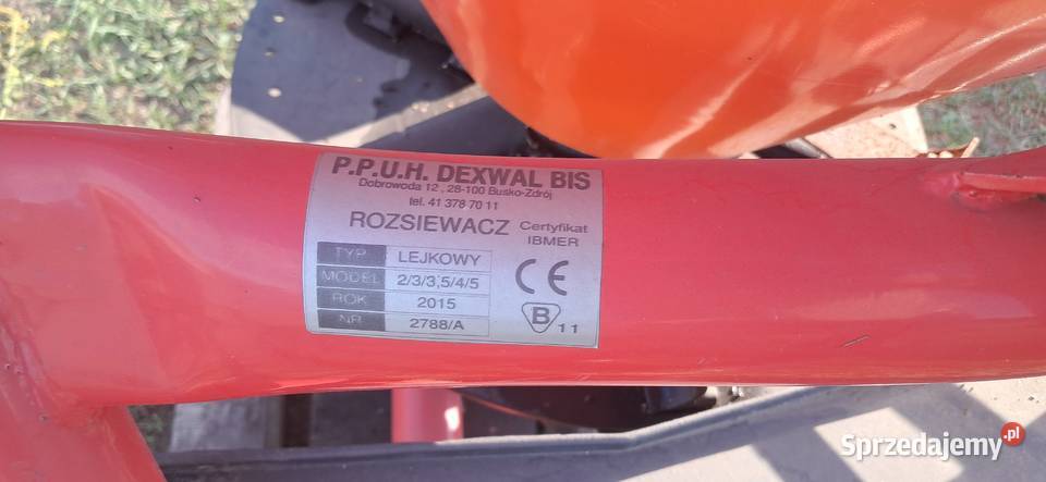 Rozsiewacz dexwal 400l nowy 2015 Rozsiewacze nawozów
