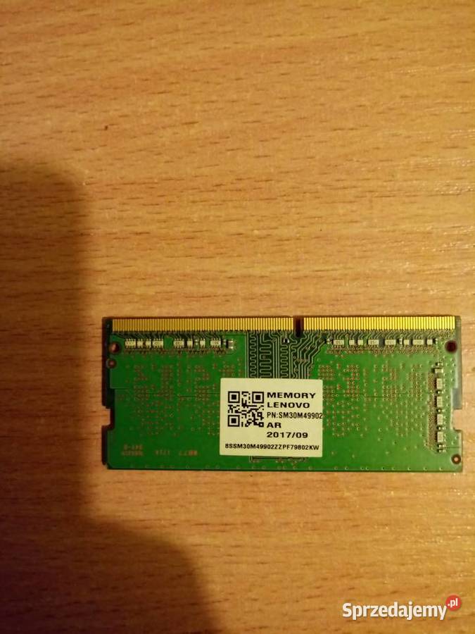 Pamięć Ram do laptopa SAMSUNG 4GB Mińsk Mazowiecki