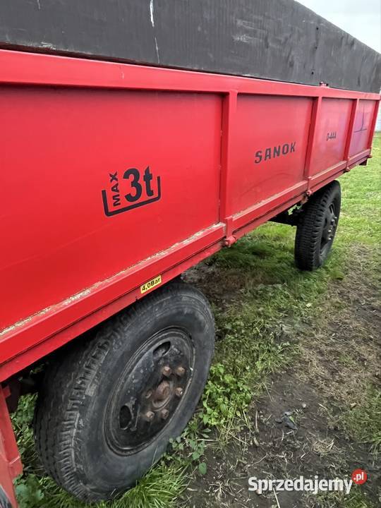 Przyczepa Sanok d 44 sztywna Przyczepy rolnicze