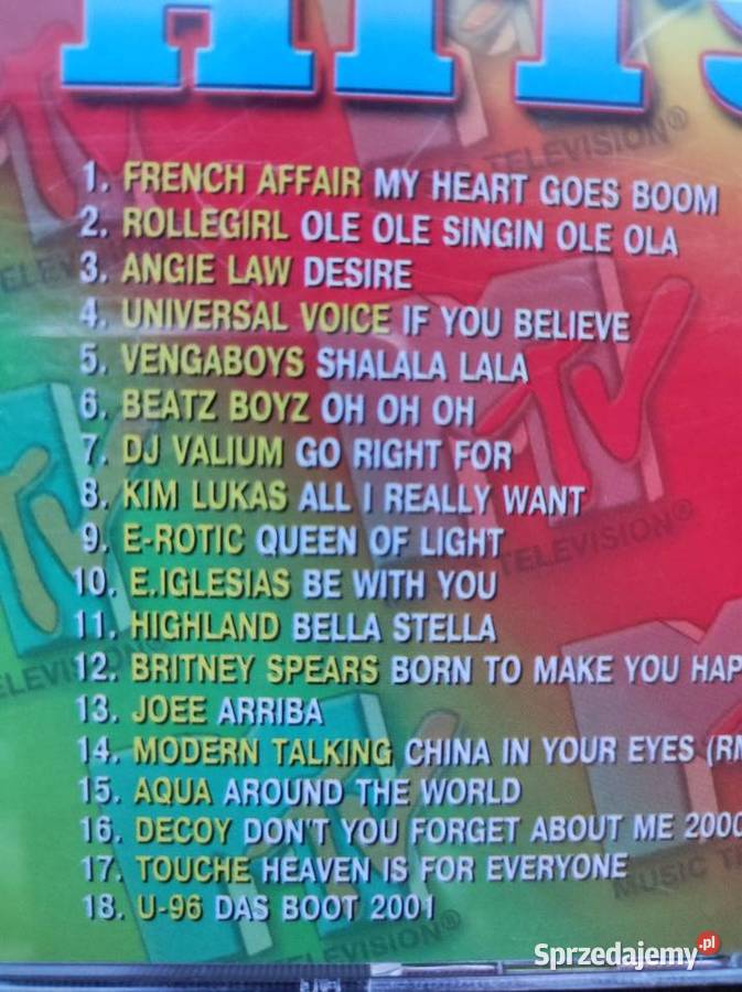 euro hits music television Mtv 2000 unikatowa Kielce