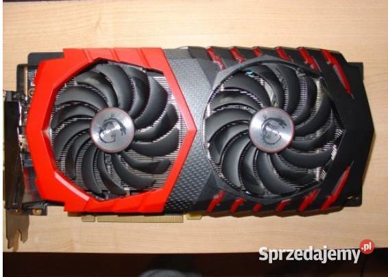 Karta graficzna MSI GeForce GTX 1060 GAMING X aktywne Karty graficzne