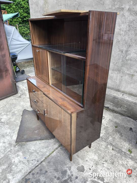 Meble z okresu PRL vintage retro kredens komoda Meble Radomsko