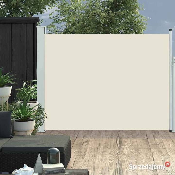 vidaXL Wysuwana markiza boczna na taras 140 x Warszawa sprzedam