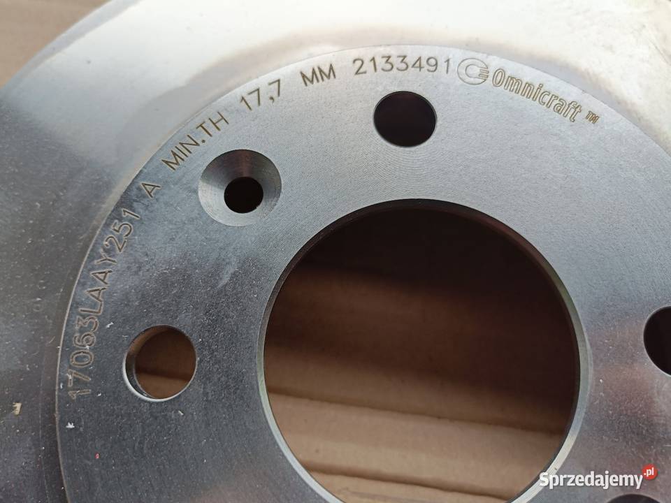Tarcze hamulcowe przód 259mm CLIO II Logan osobowe Układ hamulcowy Oświęcim