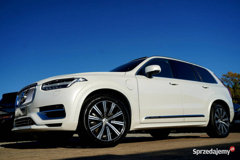 Volvo XC 90 RECHARGE panorama FUL LED 7os hak centralny zamek Otmuchów