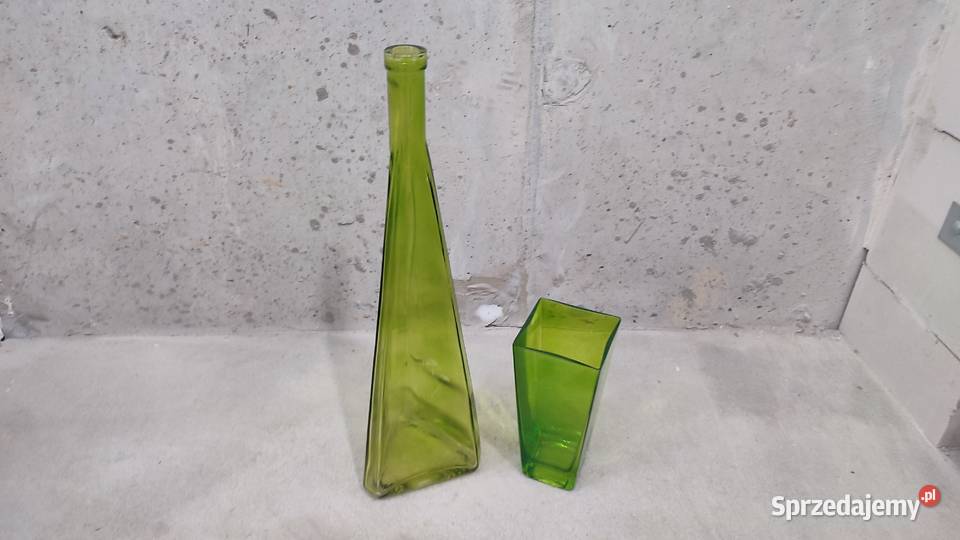 Szkło zdobne w kolorze zielonym Lublin