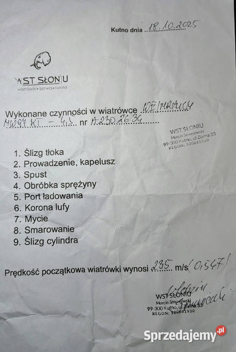 Wiatrówka Weihrauch Hw 97kt Wst słoniu Kurier Rzeszów