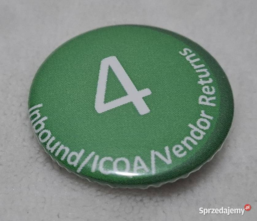 Przypinka 4 Amazon InboundICQAVendor Returns 32 Czeladź sprzedam