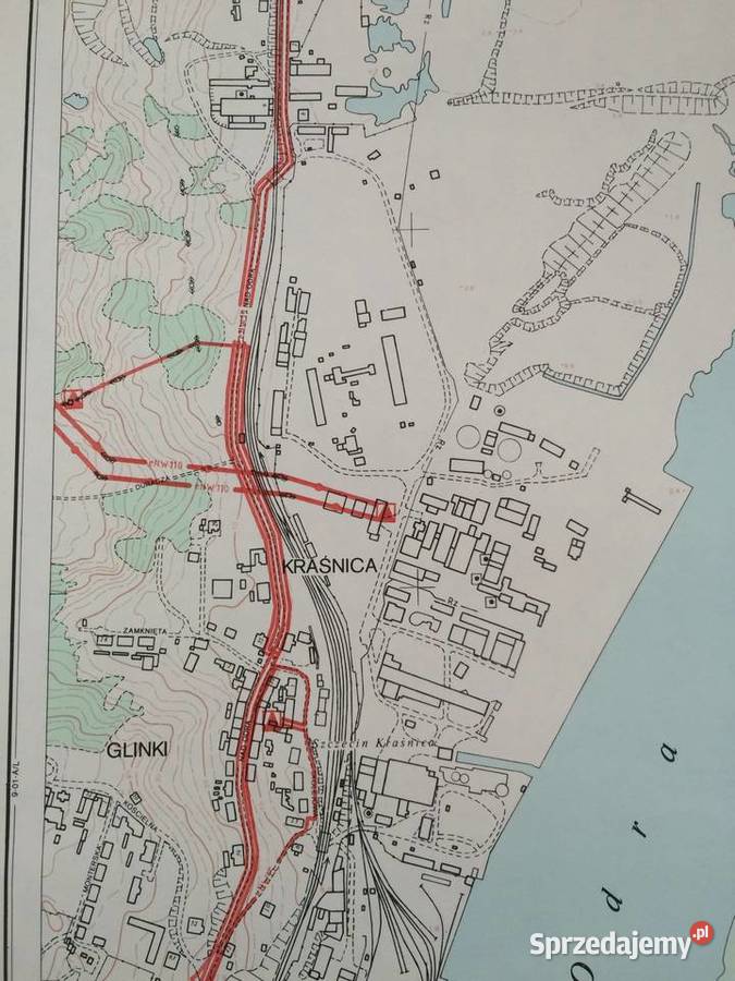 2535 Mapa Tematyczna Szczecina Antykwariat Szczecin