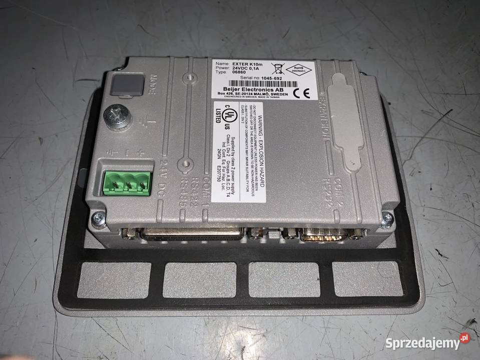 Beijer Exter K10m Type 06860 HMI panel Used Warszawa
