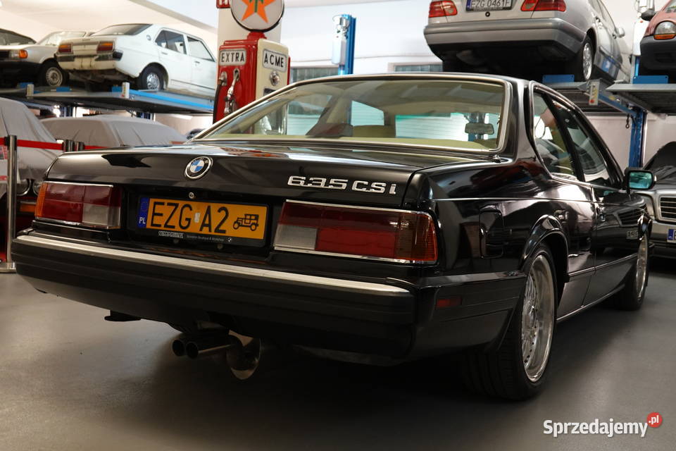 BMW 635 CSi 1987 E24 35 l czarne waniliowe klimatyzacja Zgierz