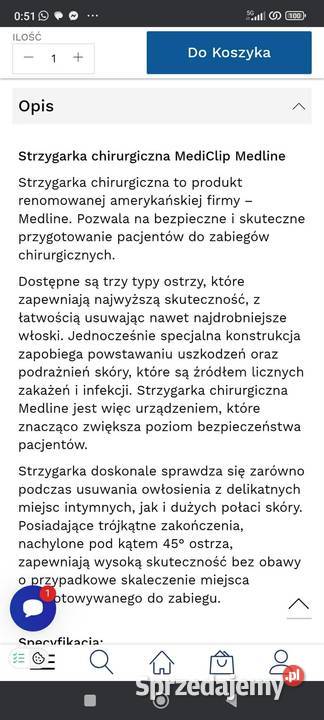 Maszynka do Golenia Medyczna Fabrycznie Nowa wielkopolskie Poznań sprzedam