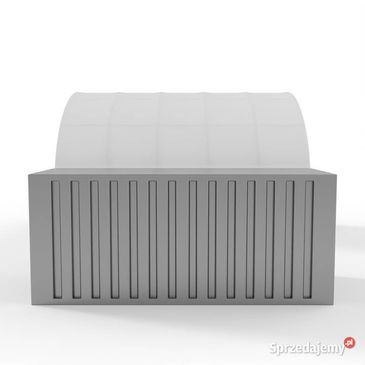 Zadaszenie kontenerowe 8x6m PVC 750gm2 Magazynowanie Wrocław