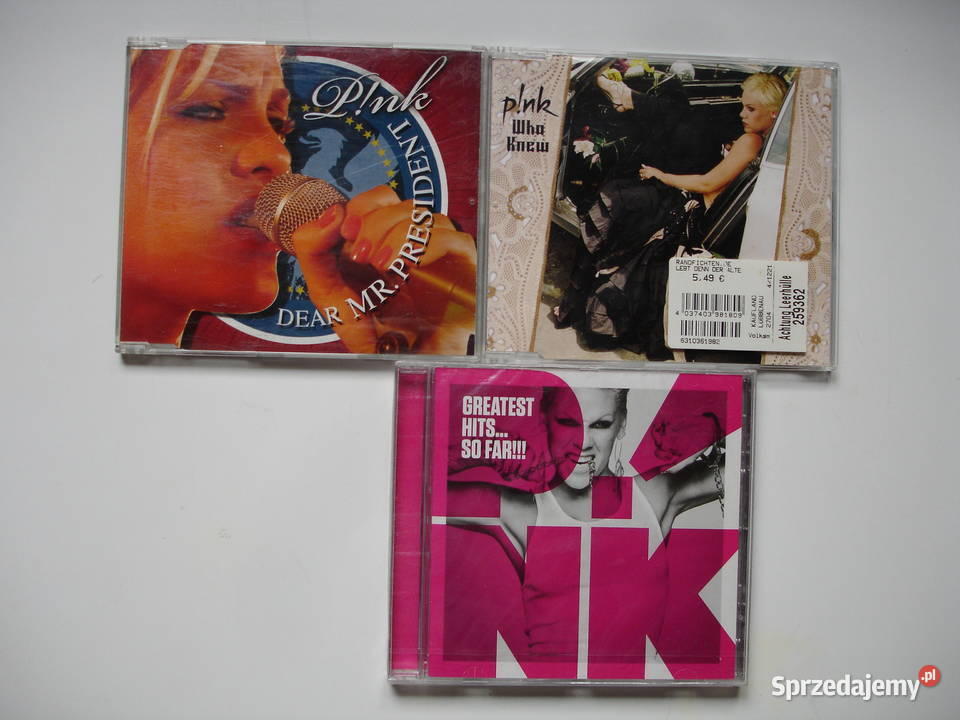 PINK płyty CD lubuskie